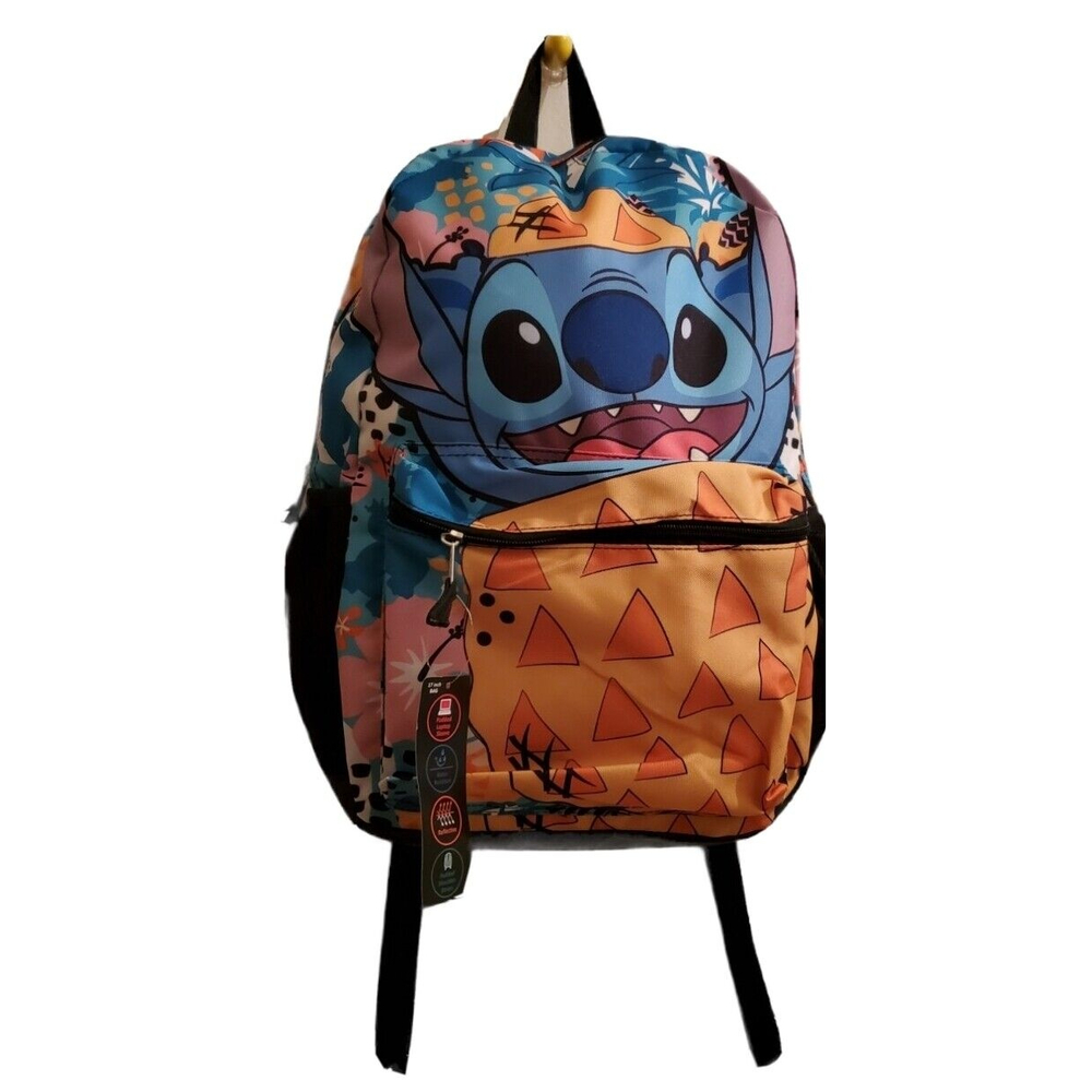 Disney Lilo & Stitch 16" School Backpack Book Travel Bag Laptop Sleeve